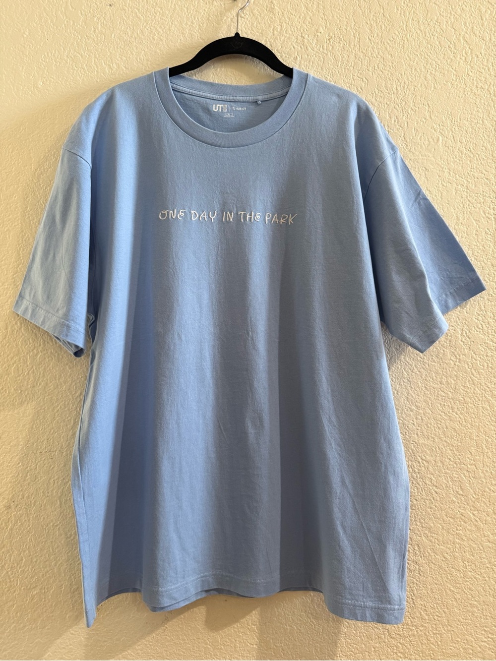 Uniqlo UT One Day in the Park Graphic T-Shirt – Light Blue